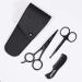 Beard Scissors/Nose Scissors/Mustache Comb Multi Functions Grooming Kit Gift Set Beard Trim Scissor Kit Trimming Nasal Hair for Men with Storage Bag (Black) - Buy Online on GoSupps.com
