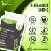 D-Mannose 500mg 90 Vegan Capsules | Pure & Natural Formula | Easy to Swallow & Premium Quality | UK Made to GMP Standards - Buy Online on GoSupps.com