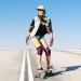 NHH Skateboard Knee Pads Set - 6 In 1 Protective Gear for Kids, Youth, Adults - Pink Small - Buy Online on GoSupps.com