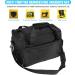 YUYTE Hairdressing Tool Bag - Large Barber Bag with Adjustable Dividers & Shoulder Strap for Hair & Makeup Professionals | International Shipping - Buy Online on GoSupps.com