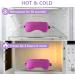 Silk Weighted Eye Pillow & Mask Set for Relaxation, Meditation, Yoga | Hot & Cold Compress, Headache Relief | 2 Pack - Buy Online on GoSupps.com