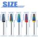 Mesee 5 Pieces Nail Drill Bit Set 2.35mm Shank Tungsten Steel Tapered Barrel Nail Drill Bits Acrylic Nail File Cuticle Drill Bits for Manicure Pedicure Art Polishing Cuticle Removal - Buy Online on GoSupps.com