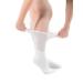 Comfort Finds Diabetic Crew Socks Size 10-13 Breathable Cotton Socks Loose Fitting Sock Non Binding Top Design Improve Foot Circulation Painful Swollen Feet Relief (White 12 Pairs)