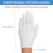 DSLQD Cotton Gloves 3 Pairs - White Moisturizing Eczema Gloves for Men and Women | Washable Hand Spa Gloves for Jewelry Inspection and Coin Handling | Size Medium - Buy Online on GoSupps.com