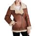 Shop Hanxiulin Oversized Warm Plush Fleece Jacket for Women - Windproof & Thick Bomber Coat in Brown XL - Buy Online on GoSupps.com
