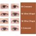 Glue-Free Ultra Natural Invisible Double Eyelid Sticker Waterproof Double Eyelid Tapes Droopy Eyelid Lifter Ultra Natural Invisible Double Eyelid Sticker Eyelid Tape (M Olive) - Buy Online on GoSupps.com
