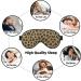 Yellow Leopard Print Unisex Sleep Mask - Double-Sided Eye Mask for Sound Sleep & Skin Care - Buy Online on GoSupps.com