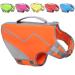 VIVAGLORY Life Jacket for Dogs of Sports Style Heavy Duty Pet Safety Vest Comfortable Neoprene Lifejackets with Hook & Loop Closure Orange Small S:46-56cm (Ribcage Girth) Orange