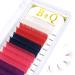 Colored Lash Extensions Mix Color Easy Fan Volume Lashes D-0.07-14 Color Lashes Easy Fan Colored Lashes C D Curl Volume Lash Extensions by B&Q LASH (5 Color Mix-D-0.07,14 mm) D-0.07-14 mm 5 Color Mix