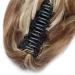 Tess Ponytail Hair Extensions | Clip-In Synthetic Wavy 12 (30cm) - 110g Light Brown/Medium Blonde for Braids - Buy Online on GoSupps.com