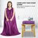 Yoni Steaming Kit with Wood V Steaming Seat, Gown & Cushion for Women - Yoni Seat & Chair Set - Buy Online on GoSupps.com