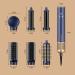 Buy TECHMERI 6 in 1 Hair Dryer Brush - High-Speed Ionic Blow Dryer & Curling Iron for Fast Drying & Styling - Professional Air Styler in Dark Blue - Buy Online on GoSupps.com