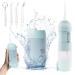 Cordless Water Flosser, Dental Oral Irrigator, MuralMax Professional 300ML Water Teeth Cleaner 3 Modes with 4 Replaceable Jet Tips & Detachable Water Tank for Home Travel Braces Bridges Care IPX7 1 Count (Pack of 1)