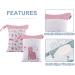 Maeau 2 Pack Wetbags for Diapers | Reusable Waterproof Baby Wetbag Organizer | Washable Gym Bag - 30 Patterns 30x40cm - Buy Online on GoSupps.com