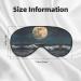 SSIMOO Moon & Sea Sleep Mask - Adjustable Breathable Eye Mask for Comfortable Sleep | International Shipping - Buy Online on GoSupps.com