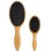 BESTOOL Hair Brush (Regular & Small)  Boar Bristle Hair Brushes for Women Men Kids Thick Fine Curly Hair  Hairbrush for Detangling  Soften & Silky Shine Boar-Nylon Bristle