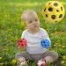 Xinchen 3-Piece Moon Ball Set - High Jumping Rubber Bounce Balls for Kids | Ideal for Outdoor Fun & Play - Buy Online on GoSupps.com