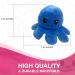 XEANCO Octopus Plushie - Double-Sided Flip Reversible Soft Stuffed Toy for Kids and Friends in Sea Green Blue | Perfect for Playing & Expressing Mood - Buy Online on GoSupps.com