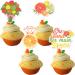 24Pcs Lemon Bridal Shower Decoration Cupcake Topper She Found Her Main Squeeze Citrus Bachelorette Party Cupcake Topper for Citrus Orange Lemonade Theme Engagement Wedding Bachelorette Party