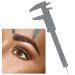 5-Piece Eyebrow Measuring & Mapping Tool Set - Mini Vernier Caliper, Sliding Gauge Ruler for Microblading & Makeup Artists - Fresh Colors - Buy Online on GoSupps.com