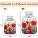 NAANLE 2L Hot Water Bottle with Lid - Transparent Poppy Seed Flower Design for Menstrual Cramps Pain Relief & Heat Therapy - Buy Online on GoSupps.com