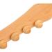 Wood Massage Tab | Curved Manual Massage Tools for Neck & Back Pain Relief | 8-Bead Handheld Massager - Buy Online on GoSupps.com
