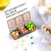 Weekly Pill Organizer for 7 Days | Travel Double-Sided Pill Box | 3 Times a Day Medicine Organizer | Vitamin & Fish Oil Holder - Buy Online on GoSupps.com