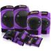 Haomaomao Adult/Child Protective Gear Set for Skateboarding, Cycling, and Roller Skating - Purple/Black (Medium) - Buy Online on GoSupps.com
