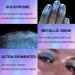 Afflano Holographic Eyeshadow Glitter - Silver Blue Multichrome Duo Chrome Eyeshadow - Buy Online on GoSupps.com