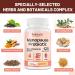 Menopause Supplements for Women | 120 Billion CFU Probiotic & 13-in-1 Herbal Complex | Relief from Hot Flashes Night Sweats Mood Swings | Vegan | 60 Capsules - Buy Online on GoSupps.com