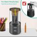 Electric Pencil Sharpener  AFMAT Regargeable Pencil Sharpener Hands-Free  Fully Automatic Pencil Sharpener for 6-7.8mm Colored Pencils  Fast Sharpening  No Uneven Tips  Ideal for Short Pencils Black - Buy Online on GoSupps.com