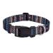 Mihqy dog collar adjustable soft & comfort dog collar Bohemian flowers geometric trunk design for small medium and large dogs (black Bohemia XS) XS (neck circumference 20-30 cm width 1.5 cm) black Bohemia