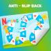 Hapinest 6 Pack Reusable Non Slip Educational Placemats for Toddlers and Kids - Fun & Functional Learning Mats - Buy Online on GoSupps.com