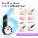 Gel Nail Glue 6 in 1 - Gelike ec UV Nails Glue Base Coat Strong Adhesive for Nail Tips False Nails Acrylic Tips Press on Nails Gel Nail Polish 16ML 1.1-Clear 16ml - Buy Online on GoSupps.com