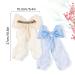 KesaPlan Large Hair Bow Clips for Women - 2PCS Big Silk Satin Bow Hair Slides - French Double Layers Hair Bows with Long Tail Ribbon - Soft Solid Color Bowknot Hairpins for Girls Teens in Blue & Beige - Buy Online on GoSupps.com