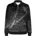 oelaio Women's Printed Cardigan Jacket Zippered Jacket Long Sleeved Casual Jacket Jacket Black Small - Buy Online on GoSupps.com