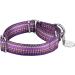 Dazzber Martingale Collar for Small Dogs | Anti-Escape No Pulling Adjustable 20.3-27.9 cm Dark Purple X-Small 5/8 inch Wide - International Shipping Available - Buy Online on GoSupps.com