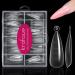 Dual Forms krofaue Poly Extension Gel Dual Forms 120pcs Dual Nail Forms with 12 Sizes Stiletto False Nail Molds Lady Almond Style Full Cover Builder Gel for Nails Acrylic Nail Forms fit DIY at Home Almond Form