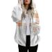 Hanxiulin Oversize Winter Coat & Plush Hoodie Jacket for Women - Warm Long and Perfect for Hiking | XL Orange - Buy Online on GoSupps.com