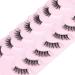JIMIRE 5D Fluffy Wispy Half Lashes - Natural Accent Cat Eye False Eyelashes - 7 Pairs Pack - Buy Online on GoSupps.com