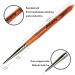 Buy 4pcs Acrylic Nail Brush Set - Pure Kolinsky Bristles for Gel Polish & 3D Nail Art - Professional Salon Quality with Sandalwood Handle - Buy Online on GoSupps.com