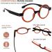 Eyekepper 4 Pack Round Reading Glasses for Women Retro Readers Eyeglasses +2.00 Diopters - Buy Online on GoSupps.com