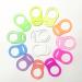 Silicone ring (pacifier adapter) | Pacifier holder for baby pacifier chains without fastening ring (blue)
