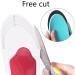 Orthopedic Insoles for High Arches - Soft Gel Shoe Inserts for Men & Women | Plantar Fasciitis Relief | Size L - Buy Online on GoSupps.com