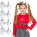 Sibba Toddler Headband Set - 1 PC Headband with Cute Bow Ties and 4 PCS Bowknot Hairpins in White - Perfect Hair Accessories for Easter Day and Baby Party - Buy Online on GoSupps.com