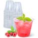 9 oz Clear Plastic Cups 50 Pack Classic Clear Disposable Plastic Wine Cups for Wedding & Party Elegant Plastic Cocktail Cups Plastic Tumblers Plastic Drinking Cups for Iced Coffee Cold Beverage 50 Plastic Cups-9 oz (No Lids)