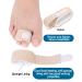 10Pc Fabric Toe Wraps for Women - Hammer Toe & Broken Toe Corrector Separators & Splint Bandages - Pain Relief for Overlapping Crooked & Curled Toes - Buy Online on GoSupps.com