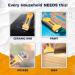 Oven Cleaner Non-Scratch Cooktop Cleaning Tool with 20 Spare Units Multi-Purpose Ideal for Hob Cleaning Ceramic Hobs Glass Doors Windows and Painted Surfaces - Buy Online on GoSupps.com
