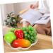 PRETYZOOM Snack Dish Dried Fruit Tray Dessert Tray Nut Candy Plate for Restaurant Household Melon Seed Plate 24X24X5.9CM As Shown 2 - Buy Online on GoSupps.com
