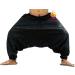 Buy SARJANA HANDICRAFTS Men's Harem Pants - Cotton Boho Trousers One Size - Stylish Black Design | International Shipping - Buy Online on GoSupps.com